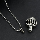 Maxbell Stainless Steel Urn Pendant Memorial Necklace Pet Memorial Jewelry Style 3