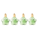 Maxbell 4pcs Pet Paw Glass Bottle Charm Pendant For Necklace Jewelry DIY Green