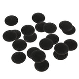 Maxbell 20pcs Wooden Charms Pendant Round Shape Earring Jewelry Findings Black