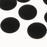 Maxbell 20pcs Wooden Charms Pendant Round Shape Earring Jewelry Findings Black