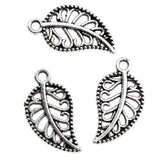 Maxbell 50 Pieces Tibetan Silver Charms Pendant Finding Jewelry Makings DIY 18x10mm