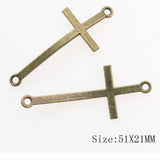 Maxbell 20 Pieces Vintage Connector Pendants Beads Charms for DIY Jewelry Crafting 6