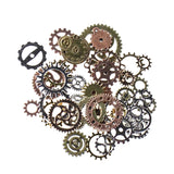 Maxbell 50g Antique Gears Pendant Steampunk Charm Jewelry Finding DIY Multicolor