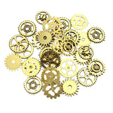 Maxbell 50g Antique Gears Pendant Steampunk Charm Jewelry Finding DIY Antique Gold