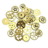 Maxbell 50g Antique Gears Pendant Steampunk Charm Jewelry Finding DIY Antique Gold