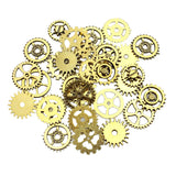 Maxbell 50g Antique Gears Pendant Steampunk Charm Jewelry Finding DIY Antique Gold