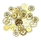 Maxbell 50g Antique Gears Pendant Steampunk Charm Jewelry Finding DIY Antique Gold