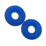 Maxbell 100Pcs Rubber Rings Stopper For Spacer Charms Bracelet Chain Beads Sapphire