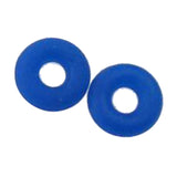 Maxbell 100Pcs Rubber Rings Stopper For Spacer Charms Bracelet Chain Beads Sapphire