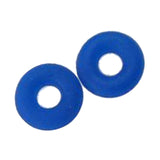 Maxbell 100Pcs Rubber Rings Stopper For Spacer Charms Bracelet Chain Beads Sapphire