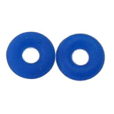 Maxbell 100Pcs Rubber Rings Stopper For Spacer Charms Bracelet Chain Beads Sapphire