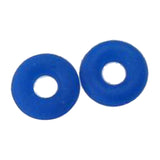 Maxbell 100Pcs Rubber Rings Stopper For Spacer Charms Bracelet Chain Beads Sapphire