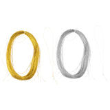 Maxbell Metallic Thread Hand Diy Embroidery Thread For Sewing Machines 200M Gold