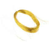 Maxbell Metallic Thread Hand Diy Embroidery Thread For Sewing Machines 200M Gold