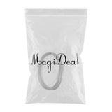 Maxbell Metallic Thread Hand Diy Embroidery Thread For Sewing Machines 200M Silver