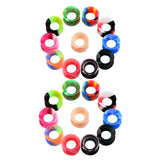 Maxbell 11 Pairs Flexible Silicone Flared Plugs Tunnel Ear Gauge Stretching 12mm