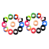 Maxbell 11 Pairs Flexible Silicone Flared Plugs Tunnel Ear Gauge Stretching 12mm