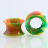 Maxbell 11 Pairs Flexible Silicone Flared Plugs Tunnel Ear Gauge Stretching 12mm