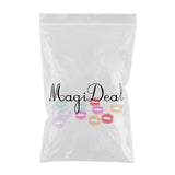 Maxbell 10Pcs Solid Silicone Double Flared Plugs Ear Gauge Stretching Expander 18mm
