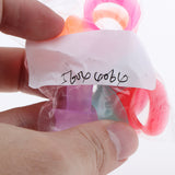 Maxbell 10Pcs Solid Silicone Double Flared Plugs Ear Gauge Stretching Expander 16mm