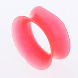 Maxbell 10Pcs Solid Silicone Double Flared Plugs Ear Gauge Stretching Expander 16mm