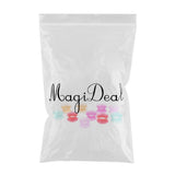Maxbell 10Pcs Solid Silicone Double Flared Plugs Ear Gauge Stretching Expander 12mm