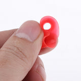 Maxbell 10Pcs Solid Silicone Double Flared Plugs Ear Gauge Stretching Expander 12mm