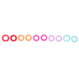 Maxbell 10Pcs Solid Silicone Double Flared Plugs Ear Gauge Stretching Expander 12mm