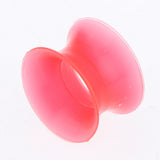 Maxbell 10Pcs Solid Silicone Double Flared Plugs Ear Gauge Stretching Expander  10mm