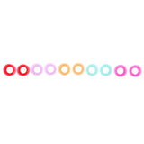 Maxbell 10Pcs Solid Silicone Double Flared Plugs Ear Gauge Stretching Expander  10mm