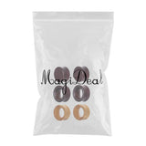 Maxbell 3 Pairs Natural Wooden Flared Expander Gauges Tunnel Ear Piercing 12mm