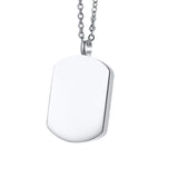 Maxbell Stainless Steel Pendant Necklace Openable Cremation Jewelry For Ashes Silver