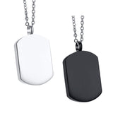 Maxbell Stainless Steel Pendant Necklace Openable Cremation Jewelry For Ashes Black