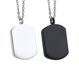 Maxbell Stainless Steel Pendant Necklace Openable Cremation Jewelry For Ashes Black