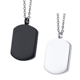 Maxbell Stainless Steel Pendant Necklace Openable Cremation Jewelry For Ashes Black