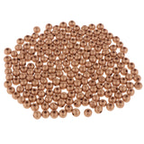 Maxbell 200 Piece Wood Round Beads Wooden Loose Beads For Jewelry Making 8mm Golden