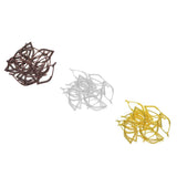 Maxbell 20Pcs Tibetan Silver Earring Leaf Drop Frame Charms Pendants DIY  Bronze