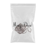 Maxbell 20Pcs Tibetan Silver Earring Leaf Drop Frame Charms Pendants DIY  Bronze