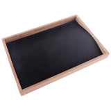 Maxbell Wooden Jewelry Ring Earrings Display Box Tray Storage Necklace Display Tray