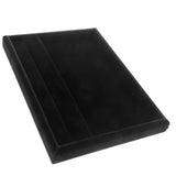 Maxbell Velvet Jewelry Trays Catch All Jewelry Display Tray Case Black Velvet