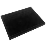 Maxbell Velvet Jewelry Trays Catch All Jewelry Display Tray Case Black Velvet