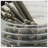 Maxbell 100 Pieces Watchmaker Watch Band Spring Bars Strap Link Pins Repair Kit 22mm