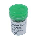 Maxbell 100 Pieces Watchmaker Watch Band Spring Bars Strap Link Pins Repair Kit 20mm