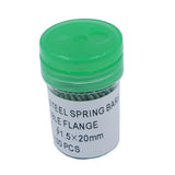 Maxbell 100 Pieces Watchmaker Watch Band Spring Bars Strap Link Pins Repair Kit 20mm