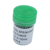 Maxbell 100 Pieces Watchmaker Watch Band Spring Bars Strap Link Pins Repair Kit 20mm