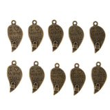 Maxbell 50 Pieces Vintage Lock Key Charms Pendant Jewelry Making Antique Bronze Lock