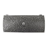 Maxbell Metal Vintage Flower Carved Jewelry Box Trinket Case Jewellery Storage L