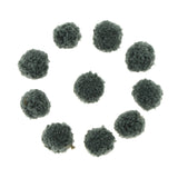 Maxbell Plush Ball DIY Pompoms for Jewelry Making Craft Decoration Dark green