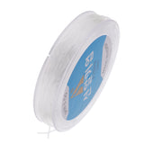 Maxbell 0.8mm Elastic String Cord Stretch Thread for Bracelet Jewelry Making White