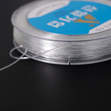 Maxbell 0.8mm Elastic String Cord Stretch Thread for Bracelet Jewelry Making White